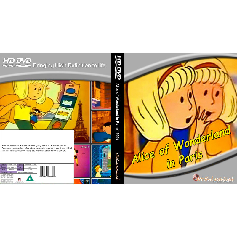 Alice of Wonderland in Paris (1966) HDDVD (HiDefinition Edition) HD DVD